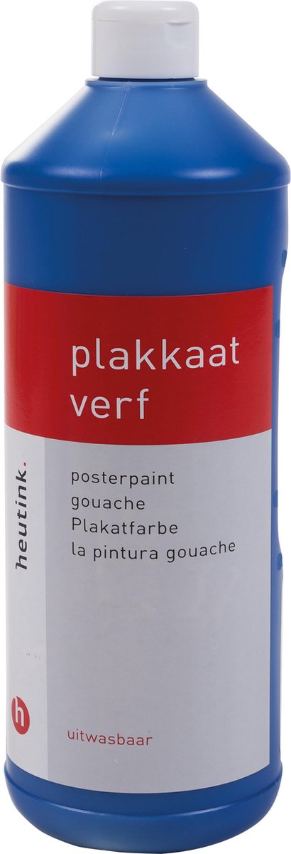 Plakkaatverf | Heutink | Donkerblauw | 1 liter